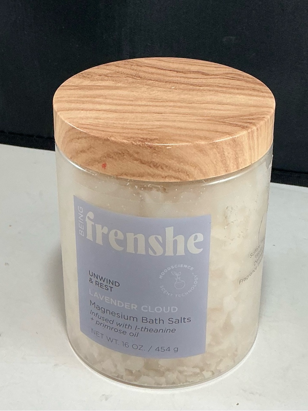Frenshe Lavender Cloud Magnesium Bath Salts Calm Relaxing Good Sleep Bath